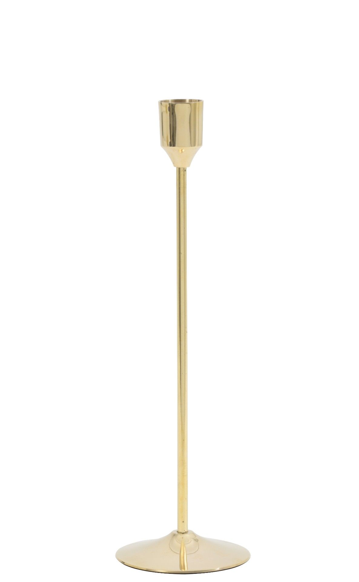 Stojan na sviečku SERLA, Gold, Ø7,5xV25,5 cm