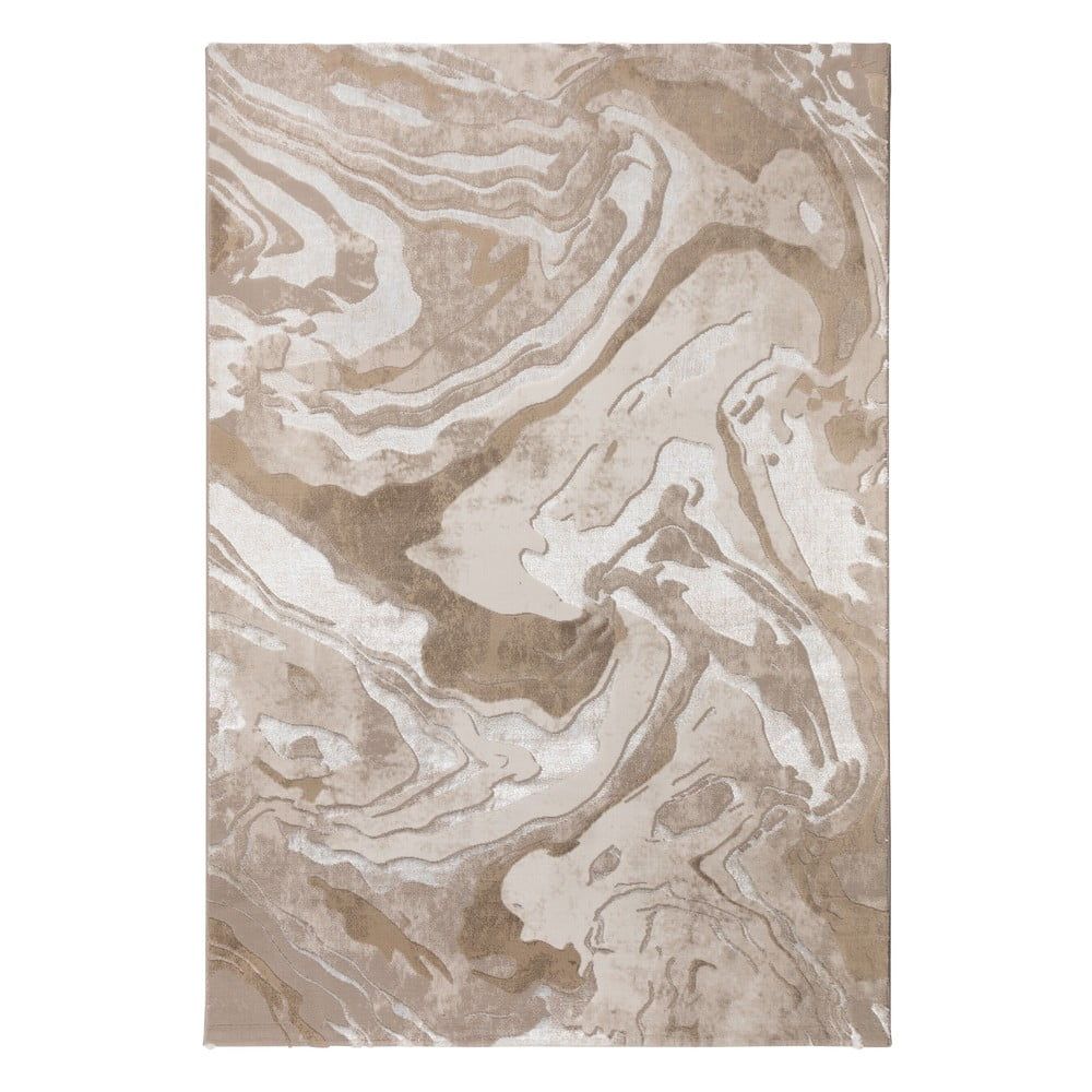 Béžový koberec Flair Rugs Marbled, 160 x 230 cm