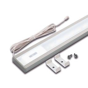 Hera 90 cm LED nábytkové nadstavbové svetlo Top Stick F, Obývacia izba / jedáleň, eloxovaný hliník, 17.9W, Energialuokka: G, P: 90 cm