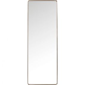 KARE Design Zrcadlo Curve Rectangular 200×70cm - měď