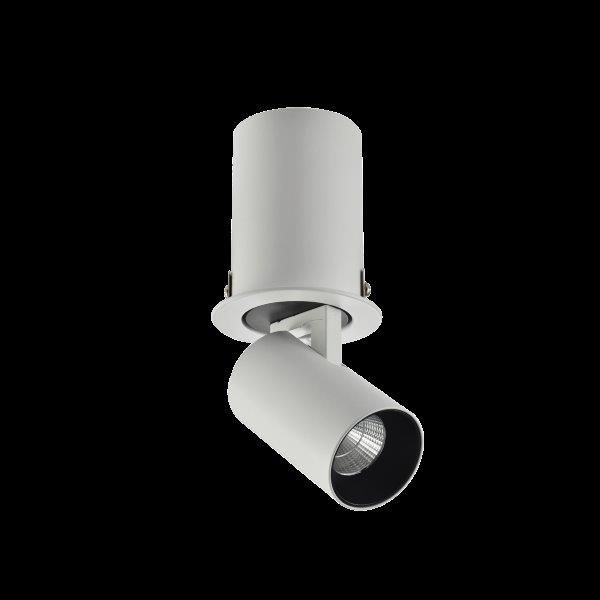 AZZARDO AZ2828 TECHNOline LUNA 15W DIMM WHITE prisadené bodové LED svietidlo/spot 15W/1270lm IP20 biela/čierna