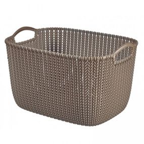 Curver Úložný box Knit 19 l, hnedá