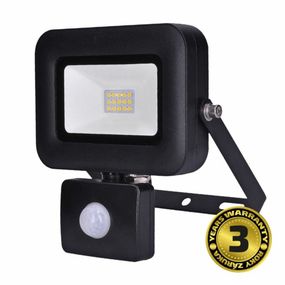 Solight LED reflektor PRO se senzorem, 10W, 850lm, 5000K, IP44 WM-10WS-L