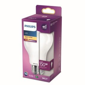 Philips 8718699764579 LED žiarovka 1x17,5W | E27 | 2452lm | 2700K - teplá biela, matná biela, EyeComfort