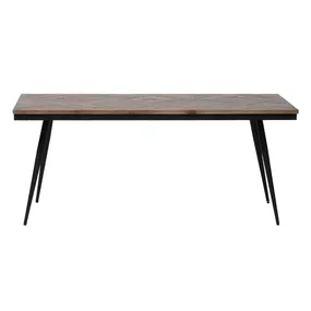 Jedálenský stôl z akáciového dreva BePureHome Rhombic, 180 × 90 cm