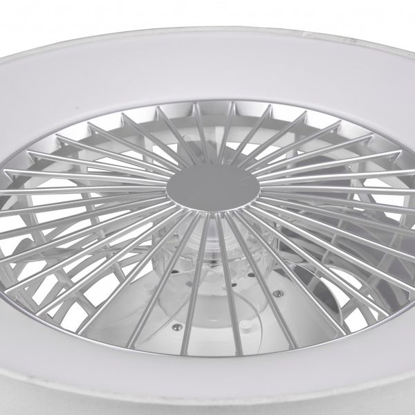Trio R62662101 LED stropné svietidlo s ventilátorom Farsund 1x30W | 2200lm | 3000 - 6500K - oddelené vypínače, diaľkové ovládanie, stmievateľné, 3 rýchlosti, časovač, nočný režim, biela