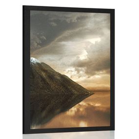 Plagát opustený ostrov - 40x60 black