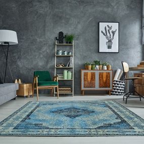 Estila Luxusný vintage koberec Levante 240x160cm modrý