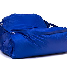 OMNIPULS Sedací vak Omni Bag s popruhmi Dark Blue 181x141