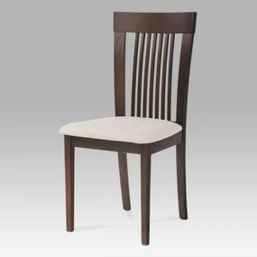 Jedálenská stolička BC-3940 látka / drevo Autronic Orech