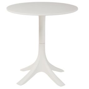 Biely okrúhly stôl Ludivine - Ø 70 * 75 cm