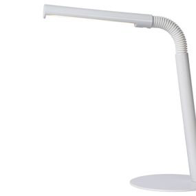 Lucide 36612/03/31 LED stolná lampička Gilly 1x3W | 240l | 2700K - biela, vypínač na kábli