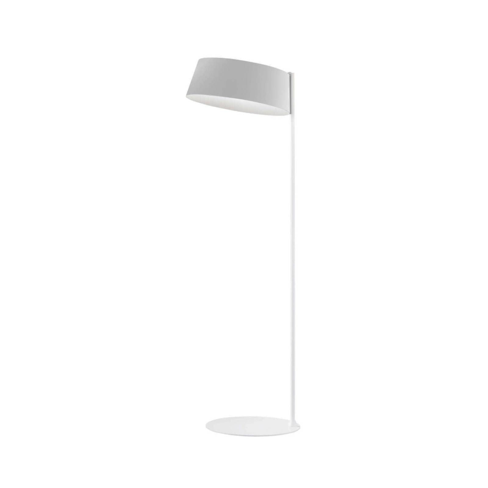 Stilnovo Oxygen FL2 stojacia LED lampa, biela, Obývacia izba / jedáleň, kov, plast, 31W, K: 194.2cm