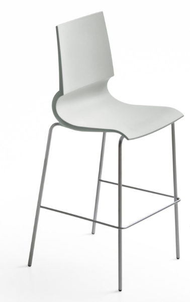 MAXDESIGN - Plastová barová stolička RICCIOLINA