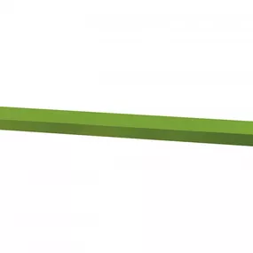 Nástenná polička P-002 120 cm Autronic Zelená