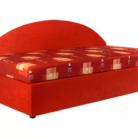 Jednolôžková posteľ (váľanda) 90 cm Kavy (s molitanovým matracom) (P)