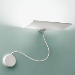 ICONE GiuUp nástenné LED svetlo, 20 W, biela, Obývacia izba / jedáleň, hliník, 20W, L: 30.2 cm