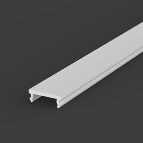 LED Profilelement GmbH PEC 9 plastový kryt pre profile PEP 25, PVC, P: 200 cm, L: 1.5 cm