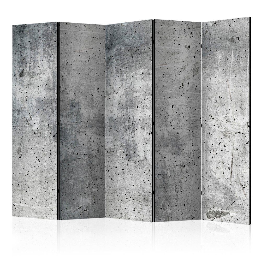 Paraván Fresh Concrete Dekorhome 225x172 cm (5-dielny)