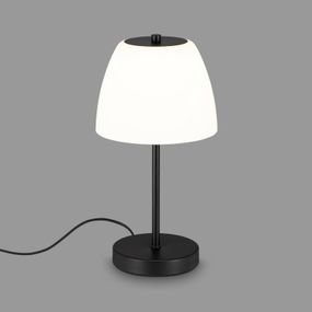 Briloner Stolová LED lampa Masa dotykový stmievač, čierna, Obývacia izba / jedáleň, kov, sklo, 5.5W, K: 35cm