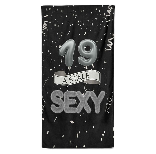 Osuška Stále sexy – čierna (vek: 19)