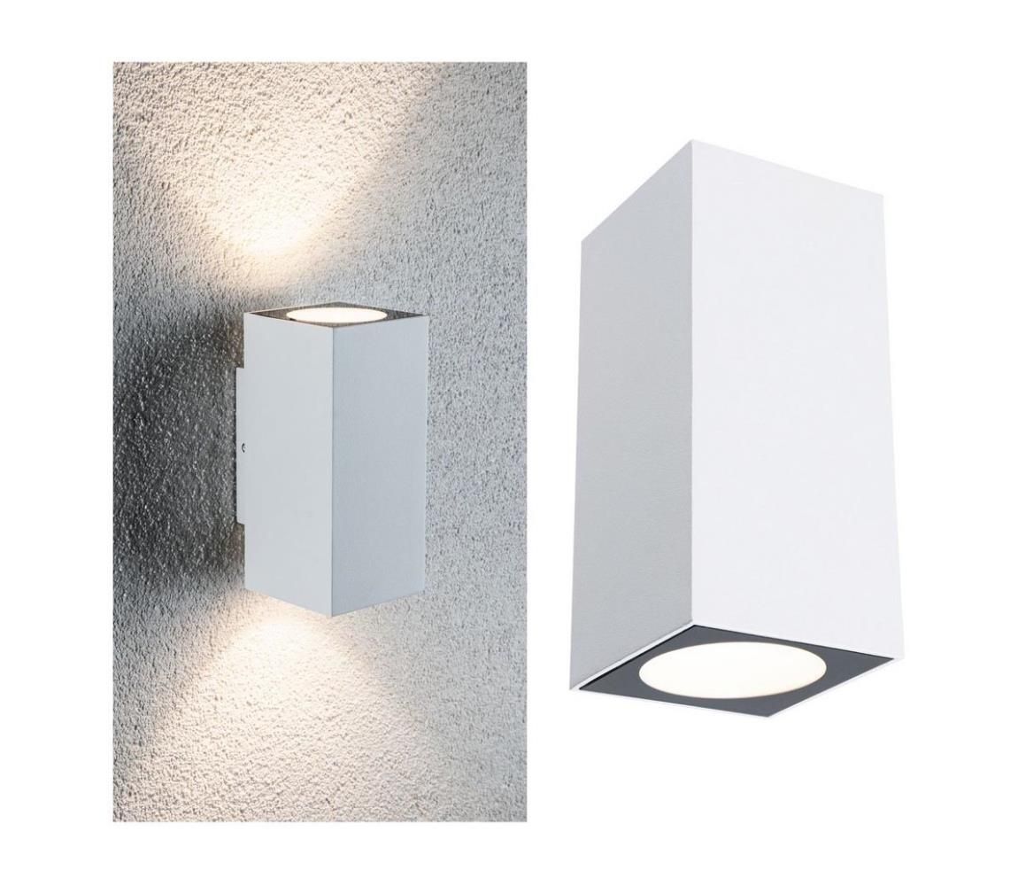 Paulmann 94330 - 2xLED/2,8W IP44 Vonkajšie nástenné svietidlo FLAME 230V biela