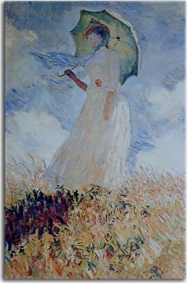 Obraz Claude Monet - Woman with a Parasol zs17748