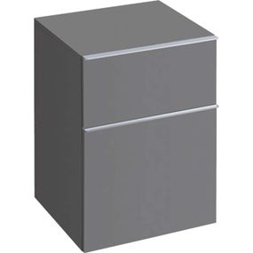 Geberit iCon - Bočná skrinka 450x600 mm, 2 zásuvky, lávová 841046000