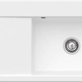 VILLEROY & BOCH VILLEROY & BOCH - Keramický drez Subway Style 60 Stone white nástavný 1000 x 510 bez excentru 336101RW