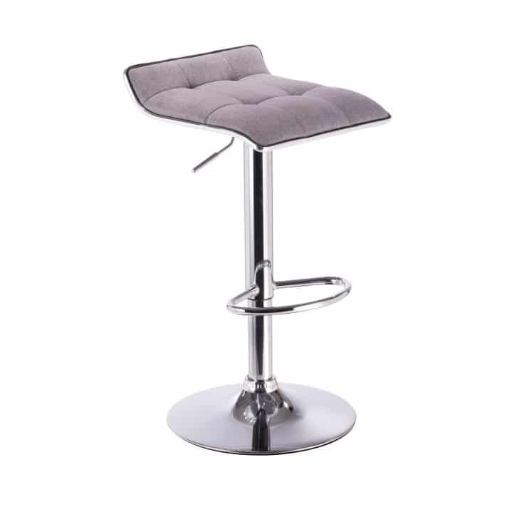 Kondela Barová stolička, sivá/chróm, FUEGO 67831