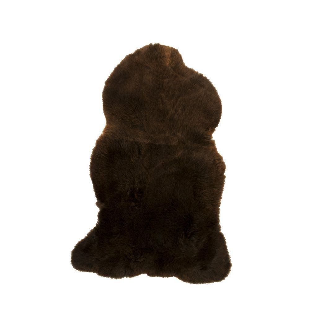 Čierna ovčej kože s krátkym chlpom - 110 * 60cm