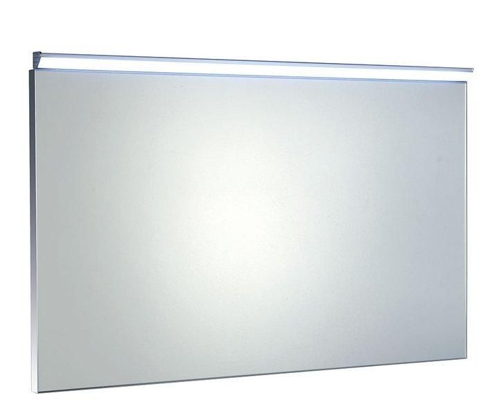 AQUALINE - BORA zrkadlo v ráme 1000x600mm s LED osvetlením a s prepínačom, chróm AL716