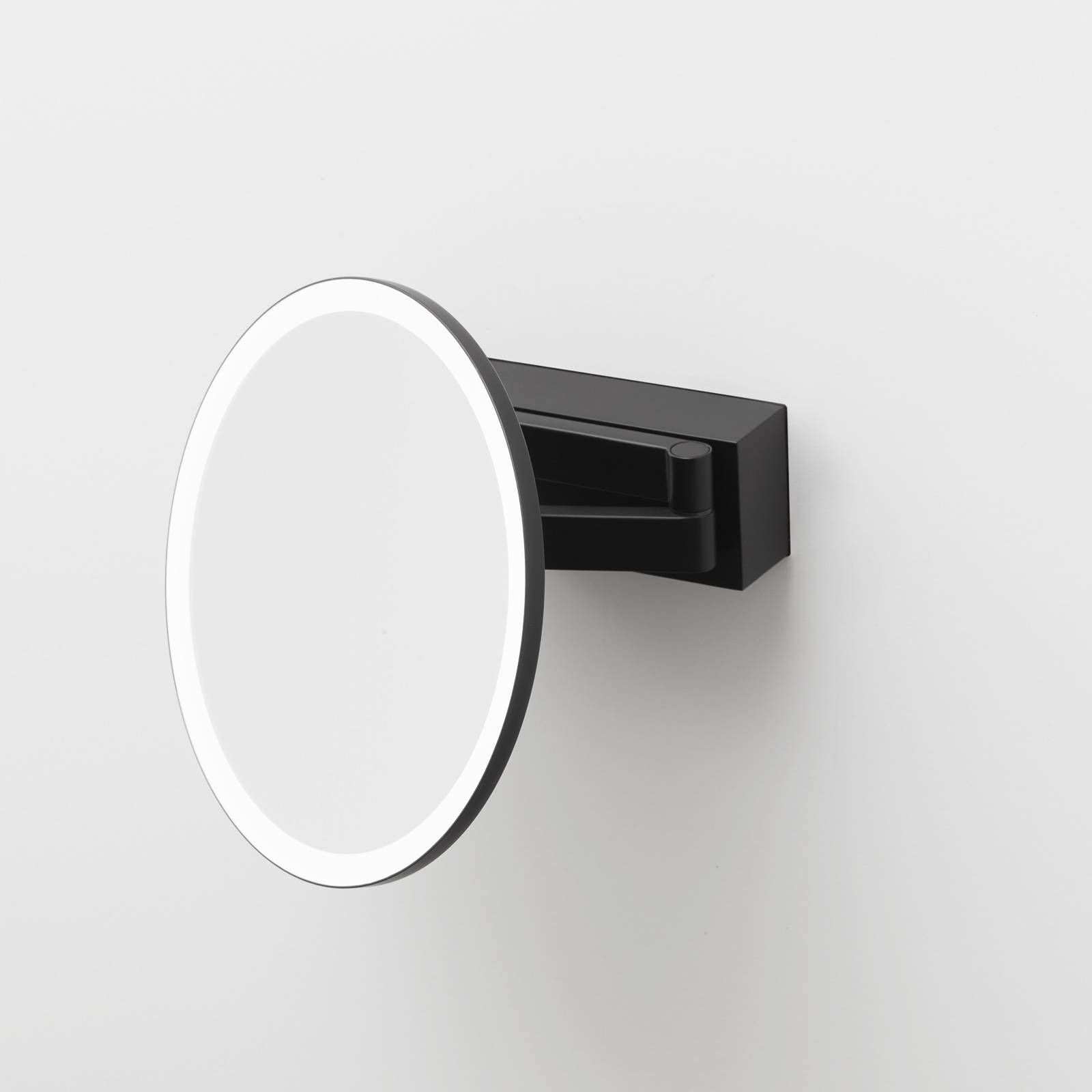 Decor Walther Vision R LED zrkadlo čierna, Kúpeľňa, ušľachtilá oceľ, železo, sklo, 4W