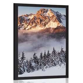 Plagát Krkonoše - 40x60 black