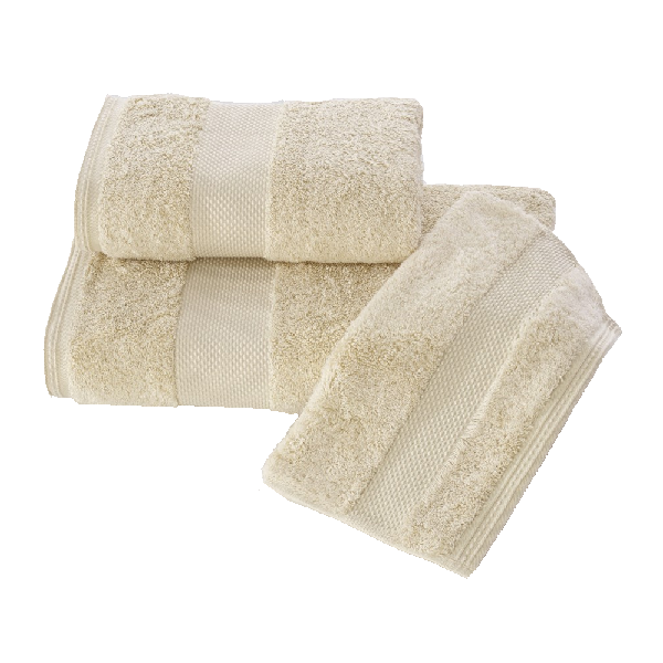 Soft Cotton Darčeková sada malých uterákov DELUXE. Darčekový set malých uterákov DELUXE 32x50 cm z modalového vlákna. Uteráky s vysokou gramážou, u ktorých platí pravidlo, že pojmou až 5x toľko vody, ako sám váži v suchom stave! Svetlo béžová