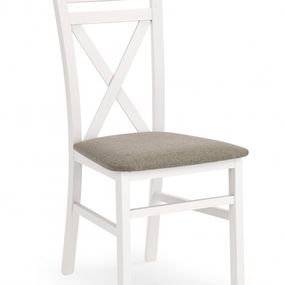 Jedálenská stolička Mariah biela