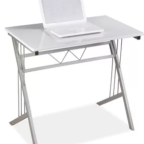 BS-120 pracovný stôl, biely