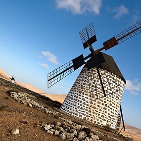 Fototapeta Mestá - Mlyn v španielskom Fuerteventura 3229 - latexová