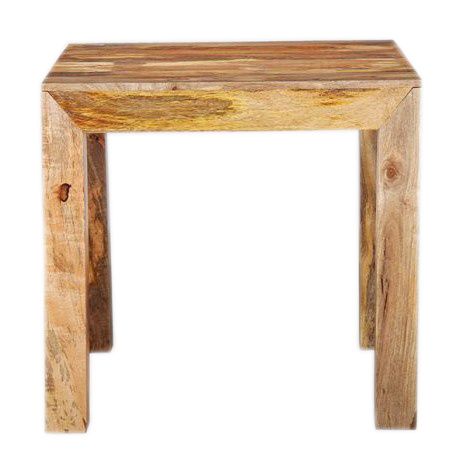 Jedálenský stôl Hina 80x80 z mangového dreva - Mango natural