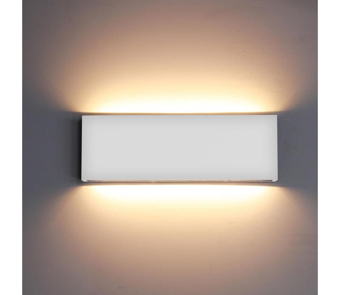 Top Light - LED Vonkajšie nástenné svietidlo LED/12W/230V IP65 biela