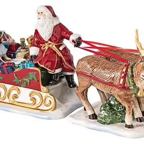 Villeroy & Boch Christmas Toys dekorácia / svietnik, Santov záprah, 36 cm 14-8327-6644