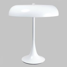Aluminor Biela lakovaná stolová lampa Madison, Obývacia izba / jedáleň, oceľ, hliník, E27, 12W, K: 46.5cm