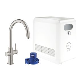 Grohe GROHE Blue Professional - Štartovacia sada s výpusťou v tvare J, supersteel 31325DC2