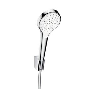 HansGrohe Croma Select S - Ručná sprcha 1jet Porter, súprava 1,60 m, biela/chróm 26410400