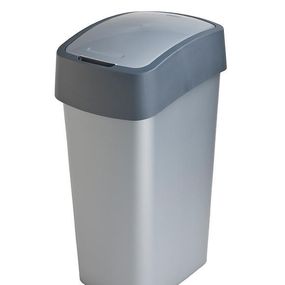 Kôš Curver® PACIFIC FLIP BIN 45L, 37,6x29,4x65,3 cm, antracit/šedý, na odpad