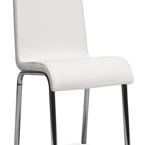 Jedálenská stolička H-161 biela + čierna