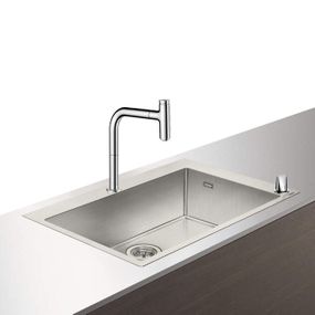 HansGrohe Drezy - Set drezu a batérie C71-F660-08, chróm 43202000