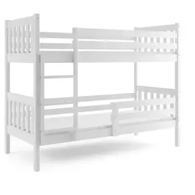 Detská poschodová posteľ CARINO WHITE 80x160 cm
