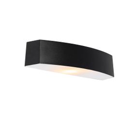 Moderne buiten wandlamp zwart IP44 - Bojan