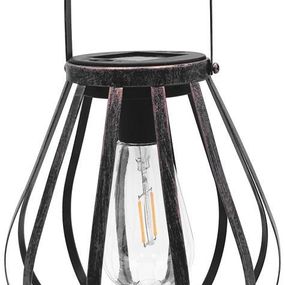 Lampa Strend Pro Hadar, 18x21 cm, solárna, 2x Edison LED, AA